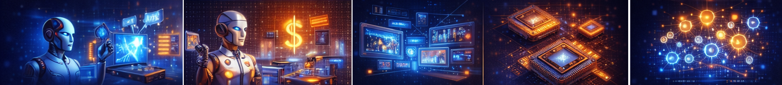 AI TECH exhibitor pavilions — robotics, enterprise software, data, processors, and connectivity